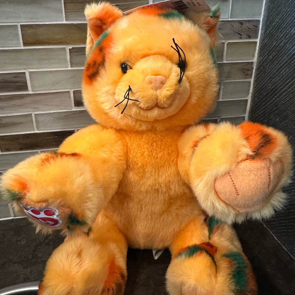 Build-a-bear vault collection pumpkin kitty teddy bear 2024